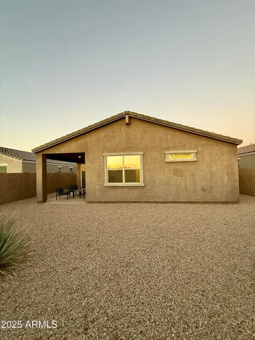 a house view with a outdoor space