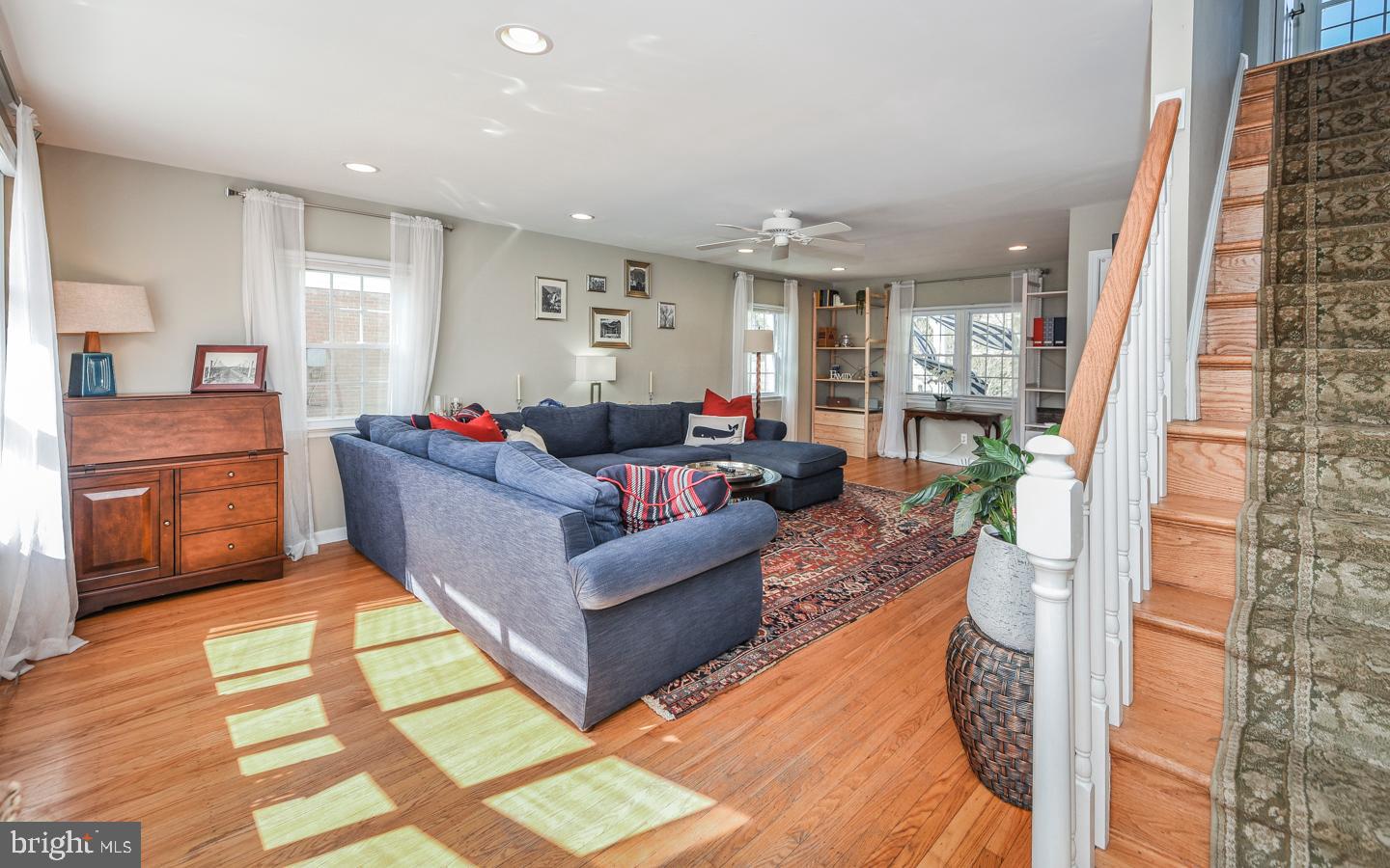 6323 Arlingham Road Flourtown, PA 19031 - Photo 2 of 32 Sunny & spacious living room