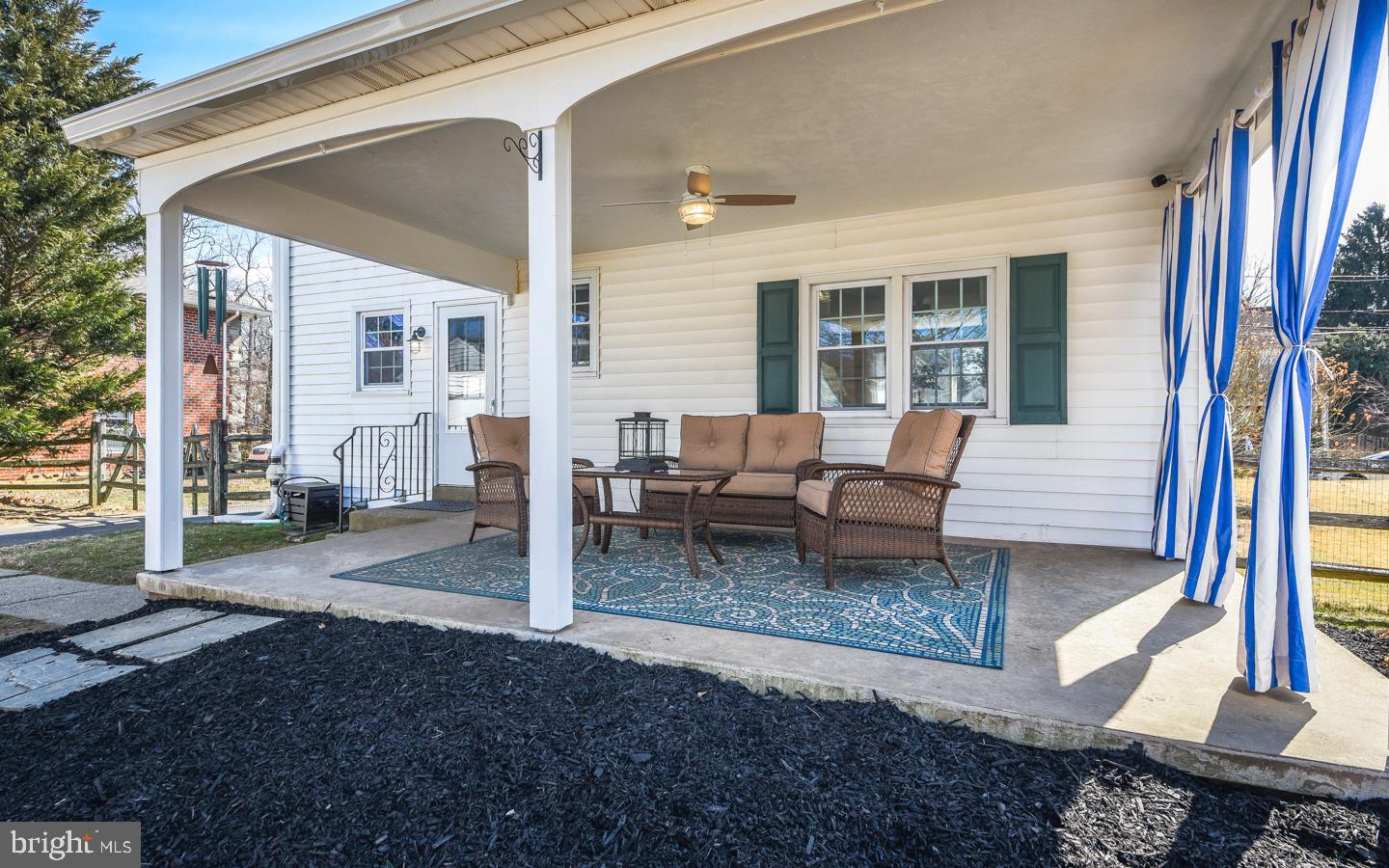 6323 Arlingham Road Flourtown, PA 19031 - Photo 26 of 32 Spacious patio with lighted fan
