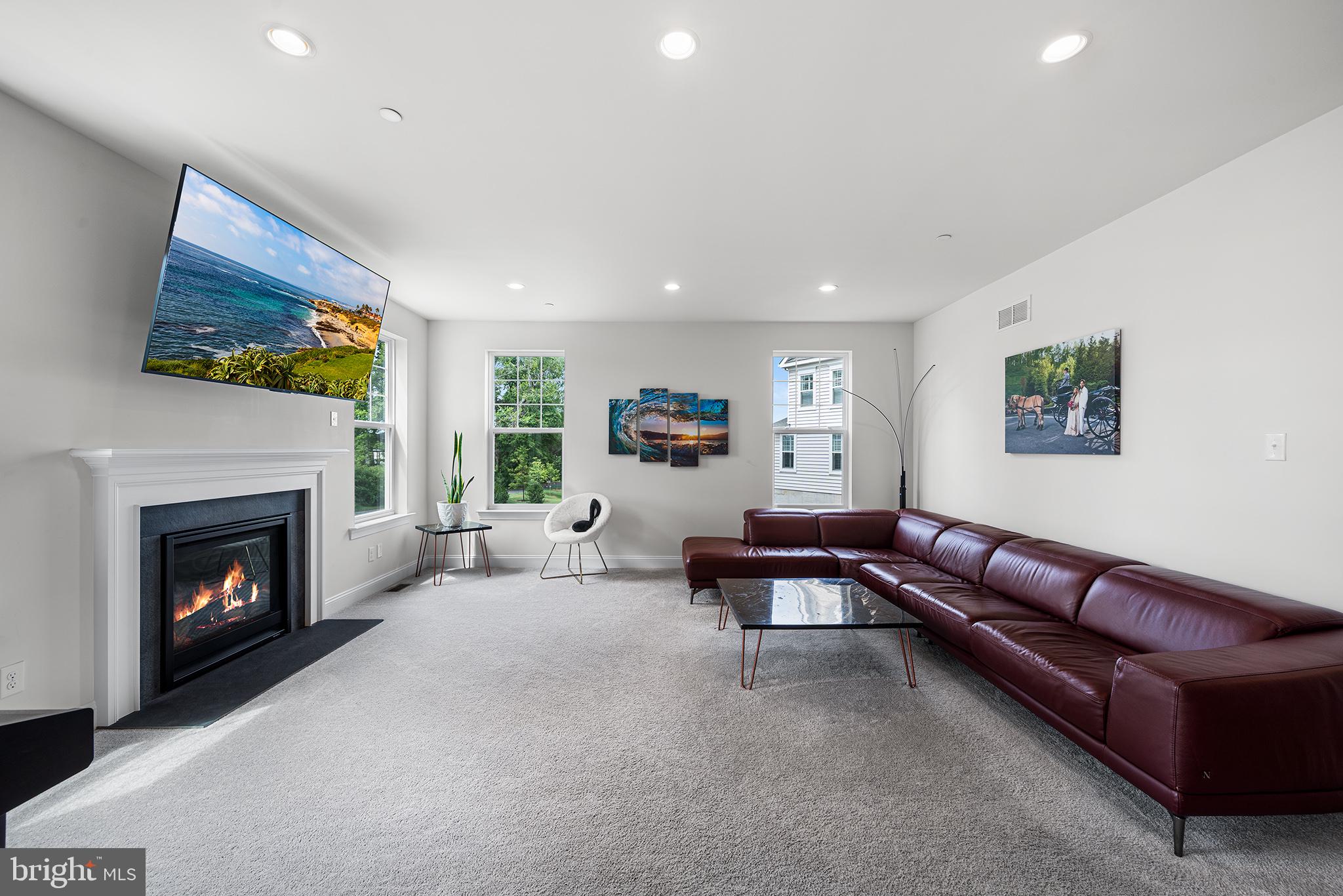 111 Park View Lane Royersford, PA 19468 - Photo 12 of 49 a living room with furniture and a fireplace
