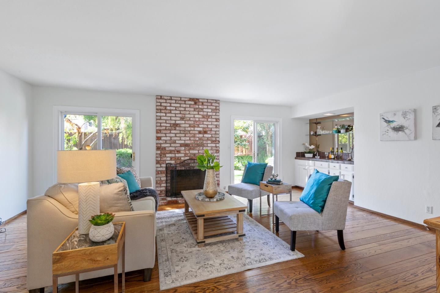244 Delphi Circle Los Altos, CA 94022 - Photo 22 of 61 a living room with furniture and a large window