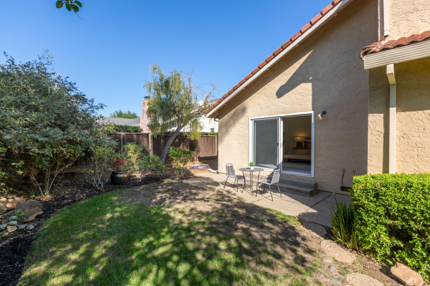 244 Delphi Circle Los Altos, CA 94022 - Photo 46 of 61 a backyard of a house with seating space
