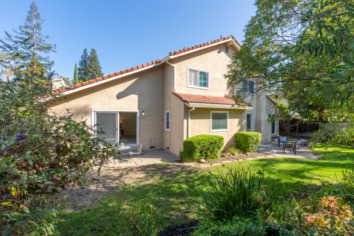 244 Delphi Circle Los Altos, CA 94022 - Photo 47 of 61 a view of a house with backyard and sitting area