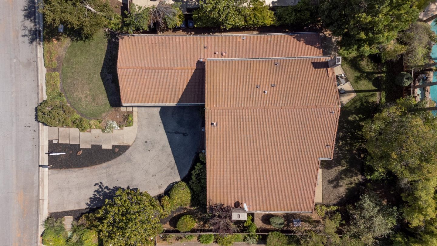 244 Delphi Circle Los Altos, CA 94022 - Photo 50 of 61 an aerial view of a house with outdoor space