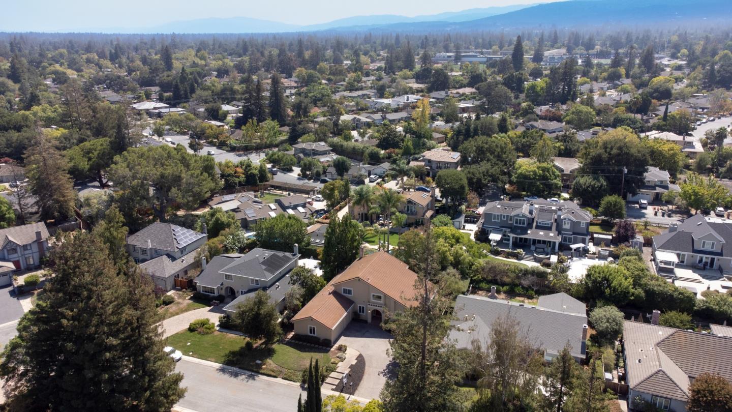 244 Delphi Circle Los Altos, CA 94022 - Photo 53 of 61 an aerial view of a city