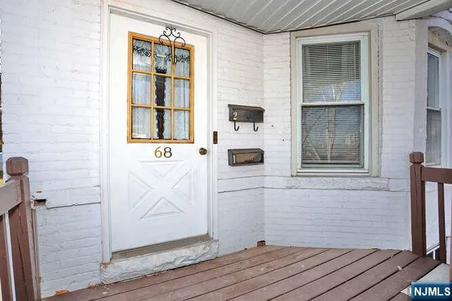 a view of front door of house