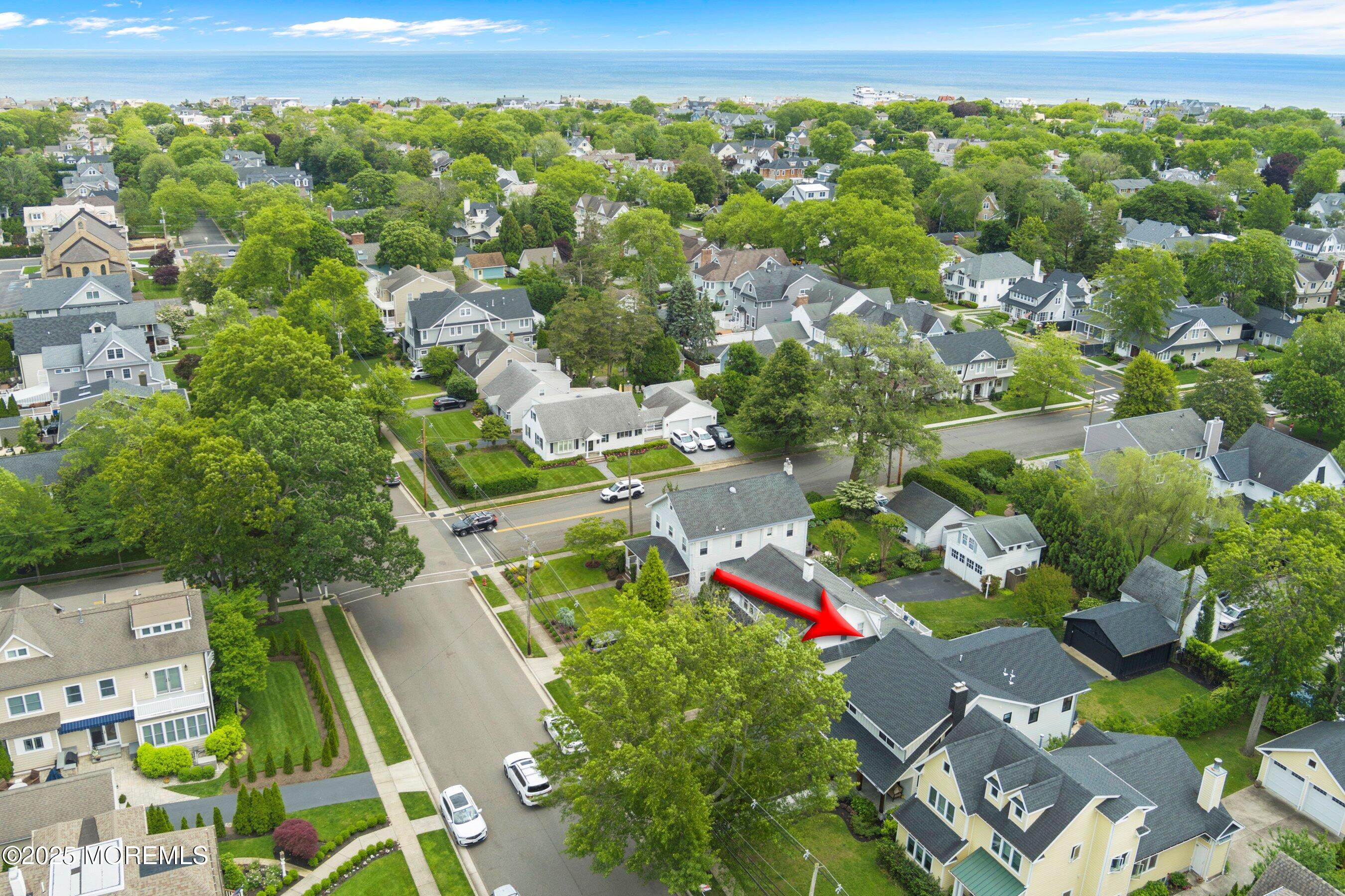 405 Ludlow Avenue Spring Lake, NJ 07762 - Photo 2 of 42 an aerial view of residential houses with outdoor space