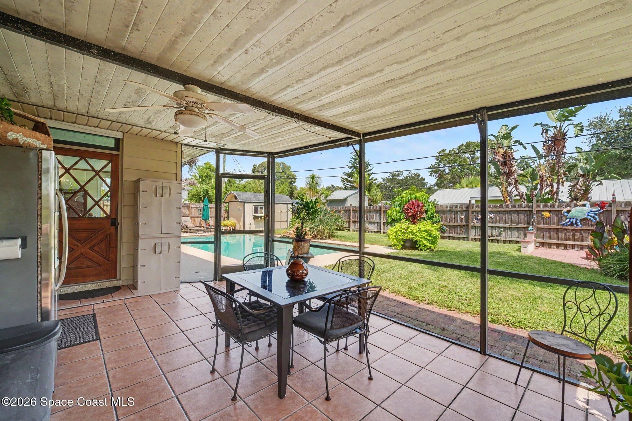 126 Valencia Road Rockledge, FL 32955 - Photo 19 of 31 Back Porch