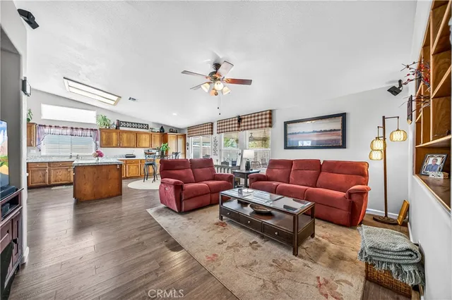 a room with furniture and gym equipment