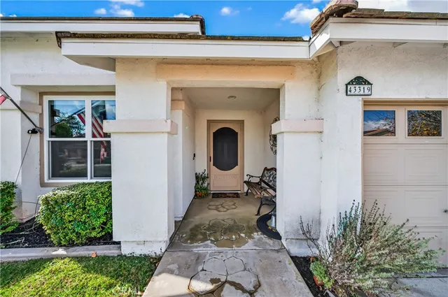 a view of a entryway door of the house