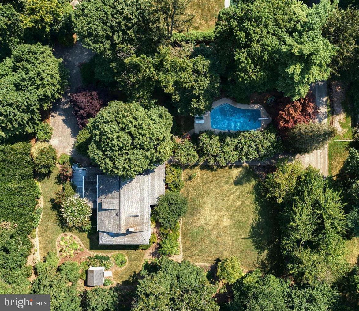 823 King Of Prussia Road Radnor, PA 19087 - Photo 3 of 71 an aerial view of a house with a yard and lake view