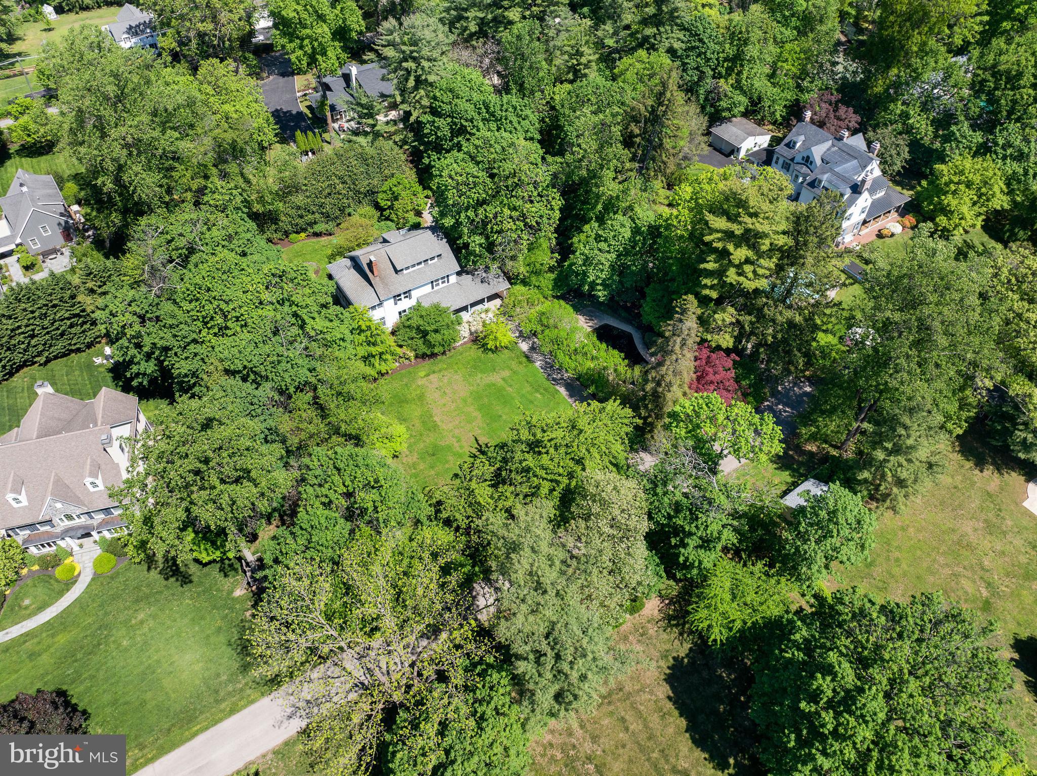 823 King Of Prussia Road Radnor, PA 19087 - Photo 69 of 71 an aerial view of a house with a yard