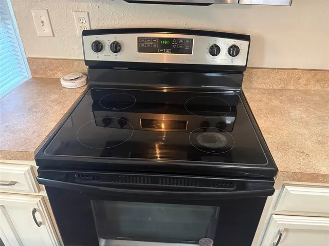 a close view of stove top oven