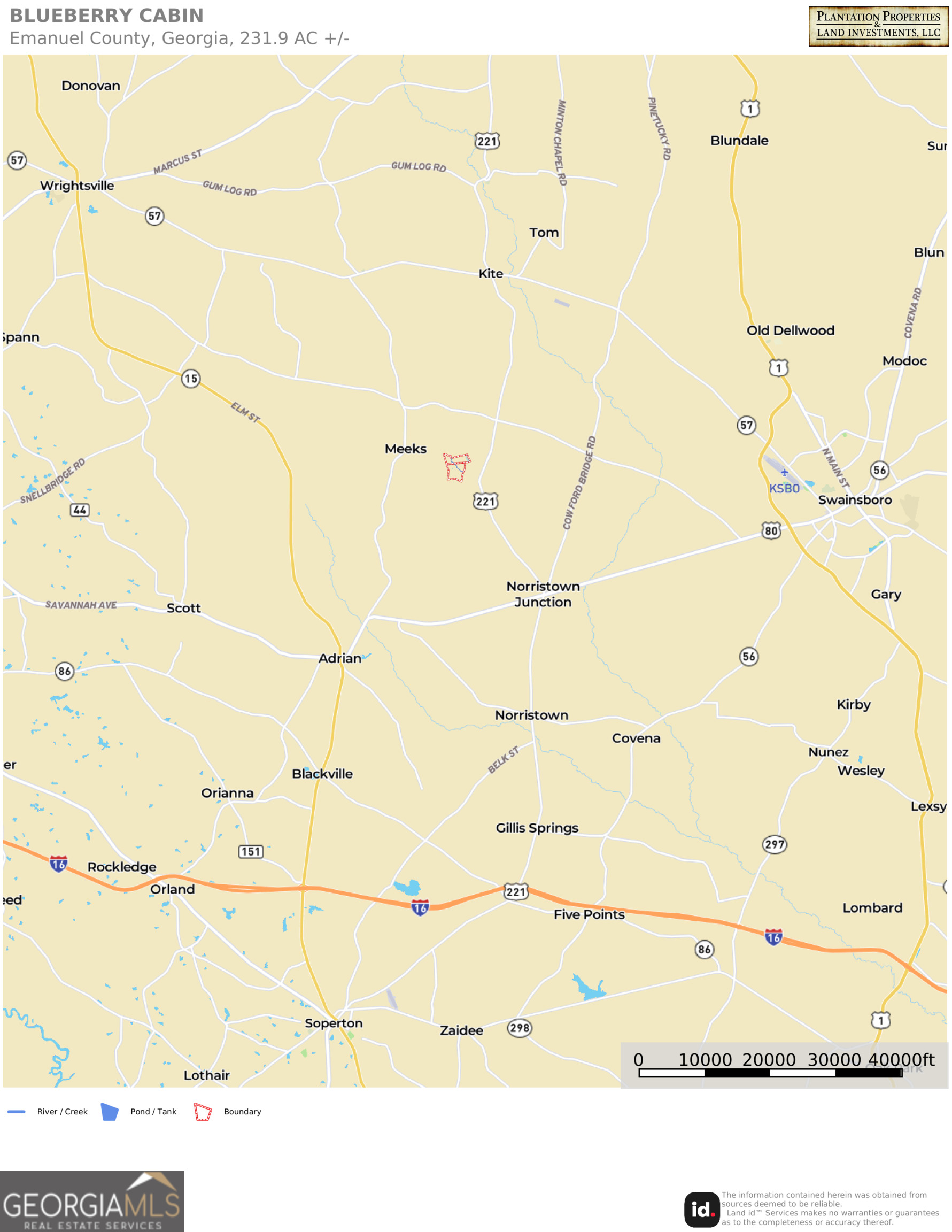 400 Alton Lawson Road Adrian, GA 31002 - Photo 10 of 10 a black and white photo of a lake