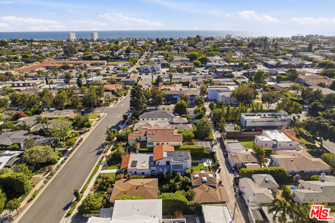 1019 Pine Street Santa Monica, CA 90405 - Photo 33 of 36 an aerial view of a city with lots of residential buildings