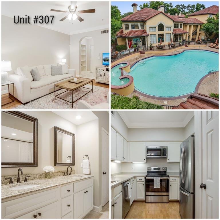 WHY UNIT #307? up to $1k Lender Credit Incentive. END UNIT. NEW PAINT. PRIVATE VIEW. LARGEST 1 BR FLOORPLAN. WHITE KITCHEN. 2 WALK IN CLOSETS. MAIN FLOOR with Nature View perfect for your dog.