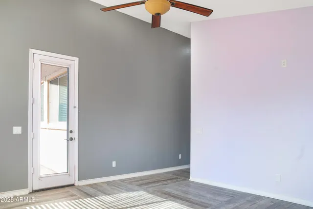 a view of an empty room