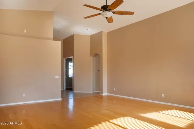 a view of an empty room