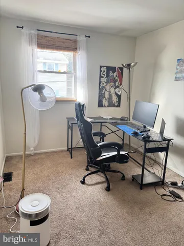 a work room with furniture