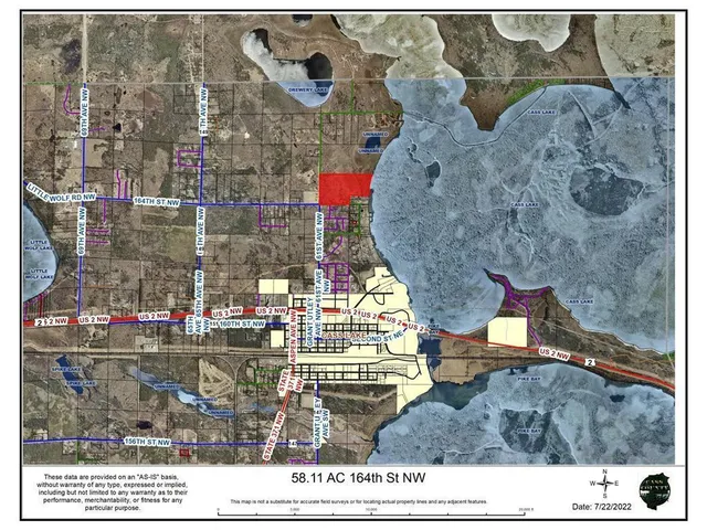$273,800 | 58.11-ac 164th Street Northwest, Cass Lake, MN 56633