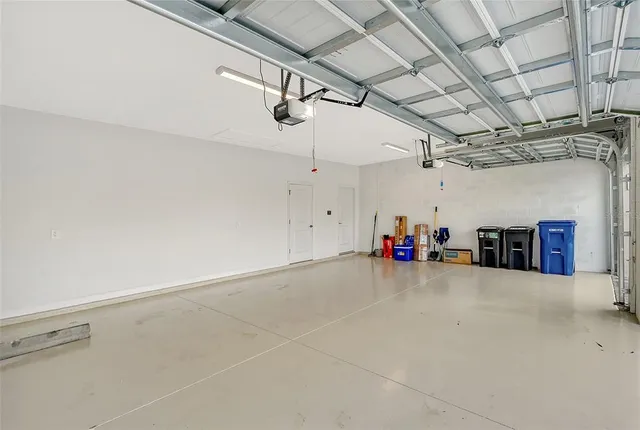 a view of a park with a tree