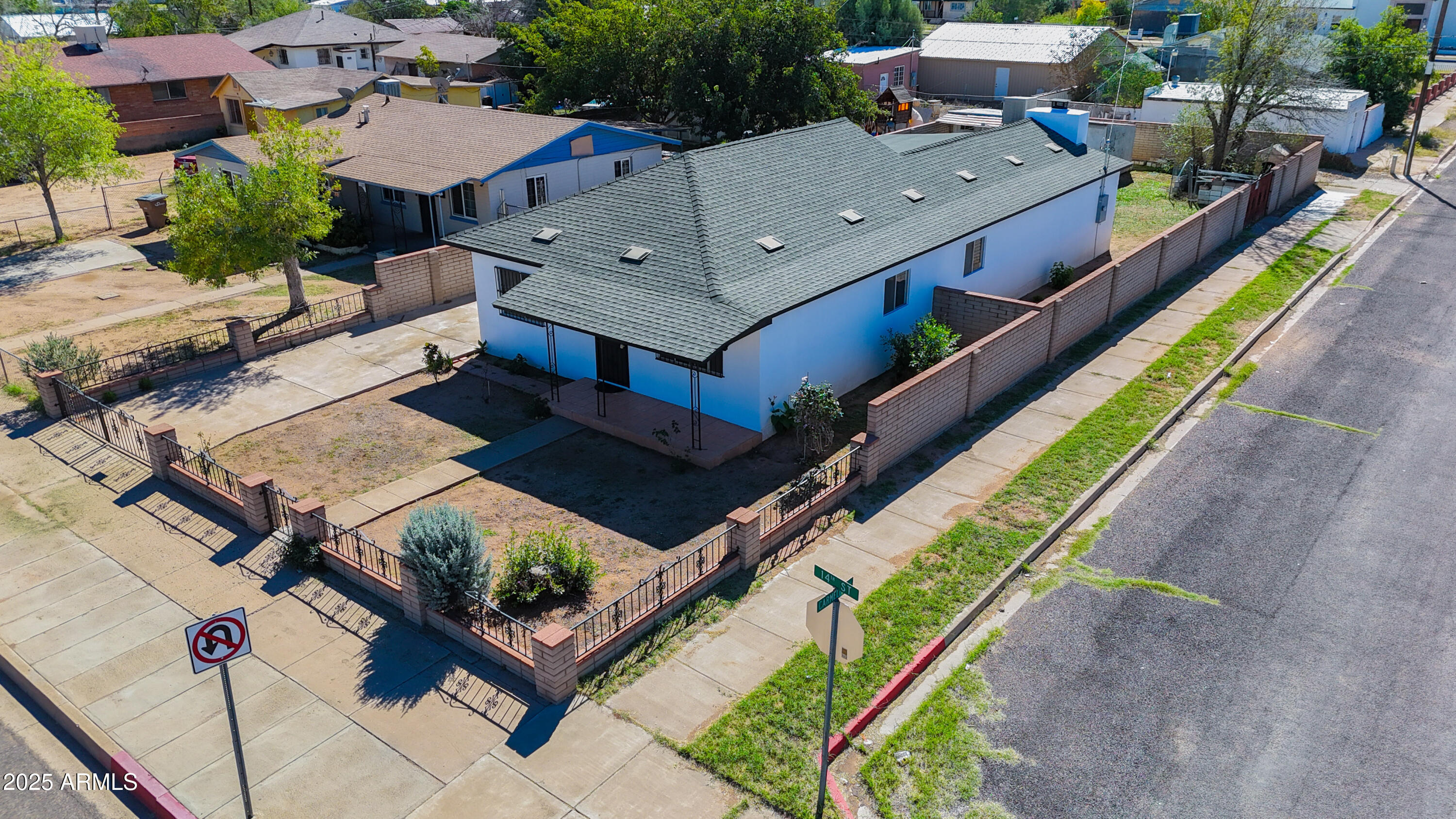 1301 East 14th Street Douglas, AZ 85607 - Photo 4 of 45 an aerial view of a house with a swimming pool