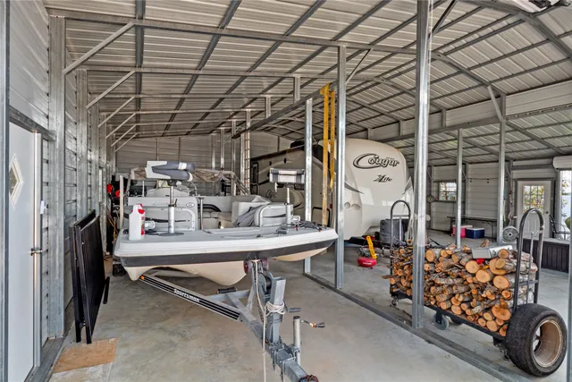 a room with lots of storage and a sink