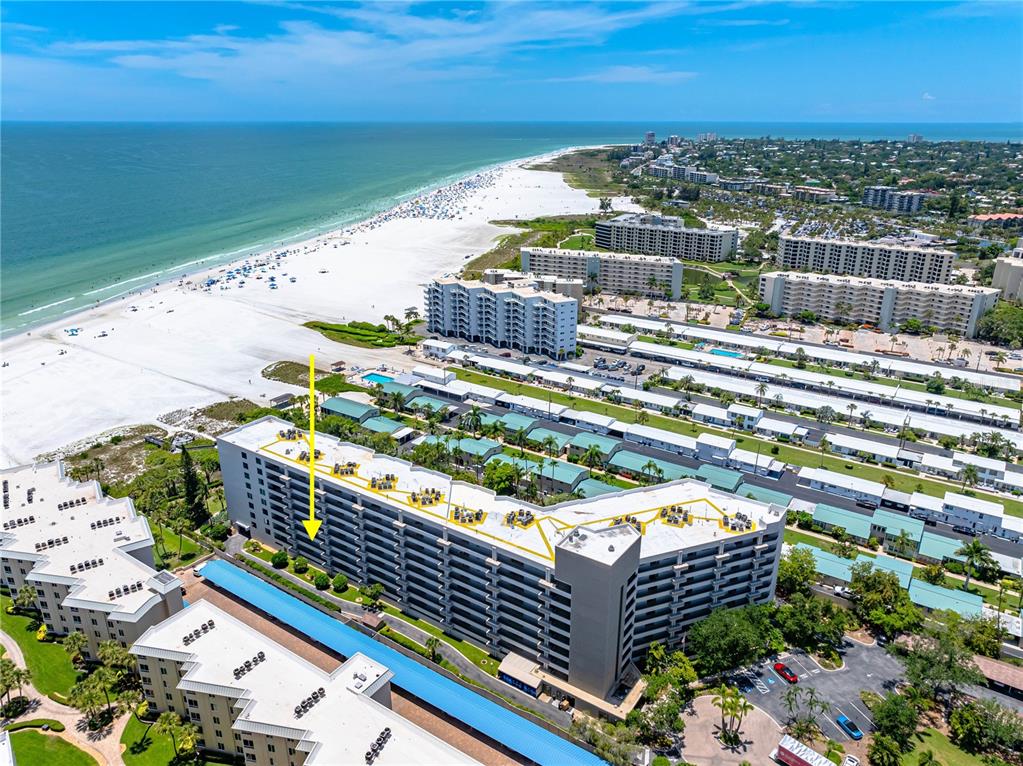 5880 Midnight Pass Road, Unit 302 Sarasota, FL 34242 - Photo 46 of 97 a view of a balcony with an ocean view
