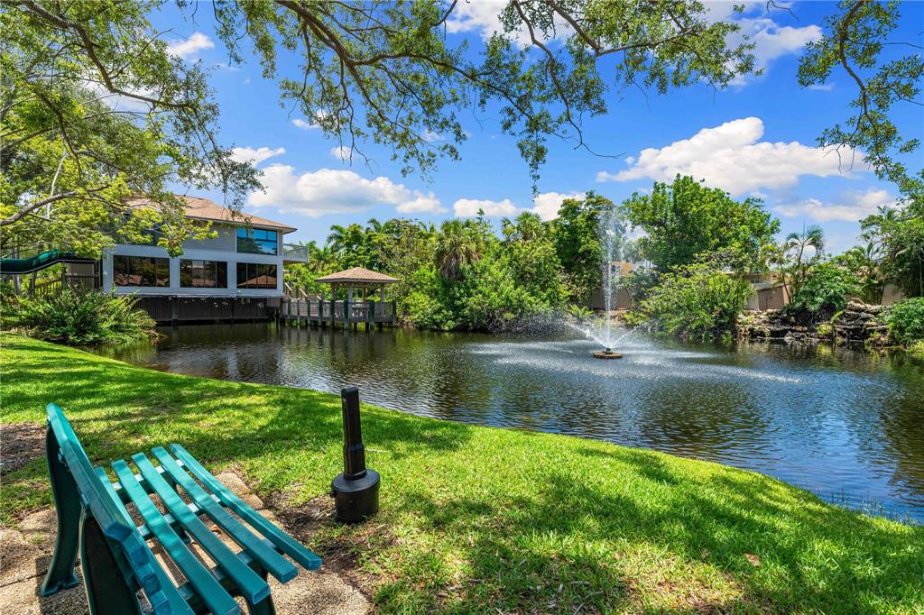 5880 Midnight Pass Road, Unit 302 Sarasota, FL 34242 - Photo 58 of 97 a lake view with a lake view