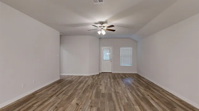 wooden floor in an empty room
