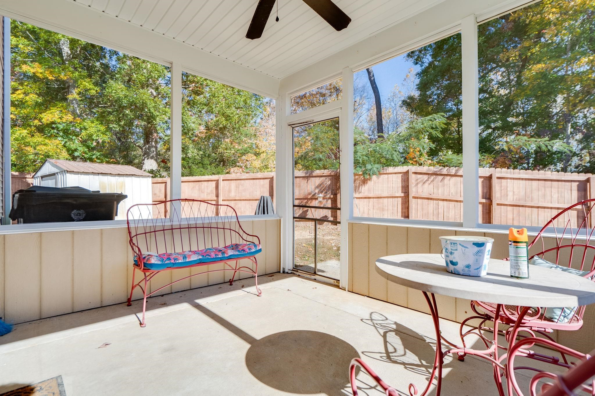 4205 BISMITH Drive Raleigh, NC 27610 - Photo 29 of 33 Screened Porch