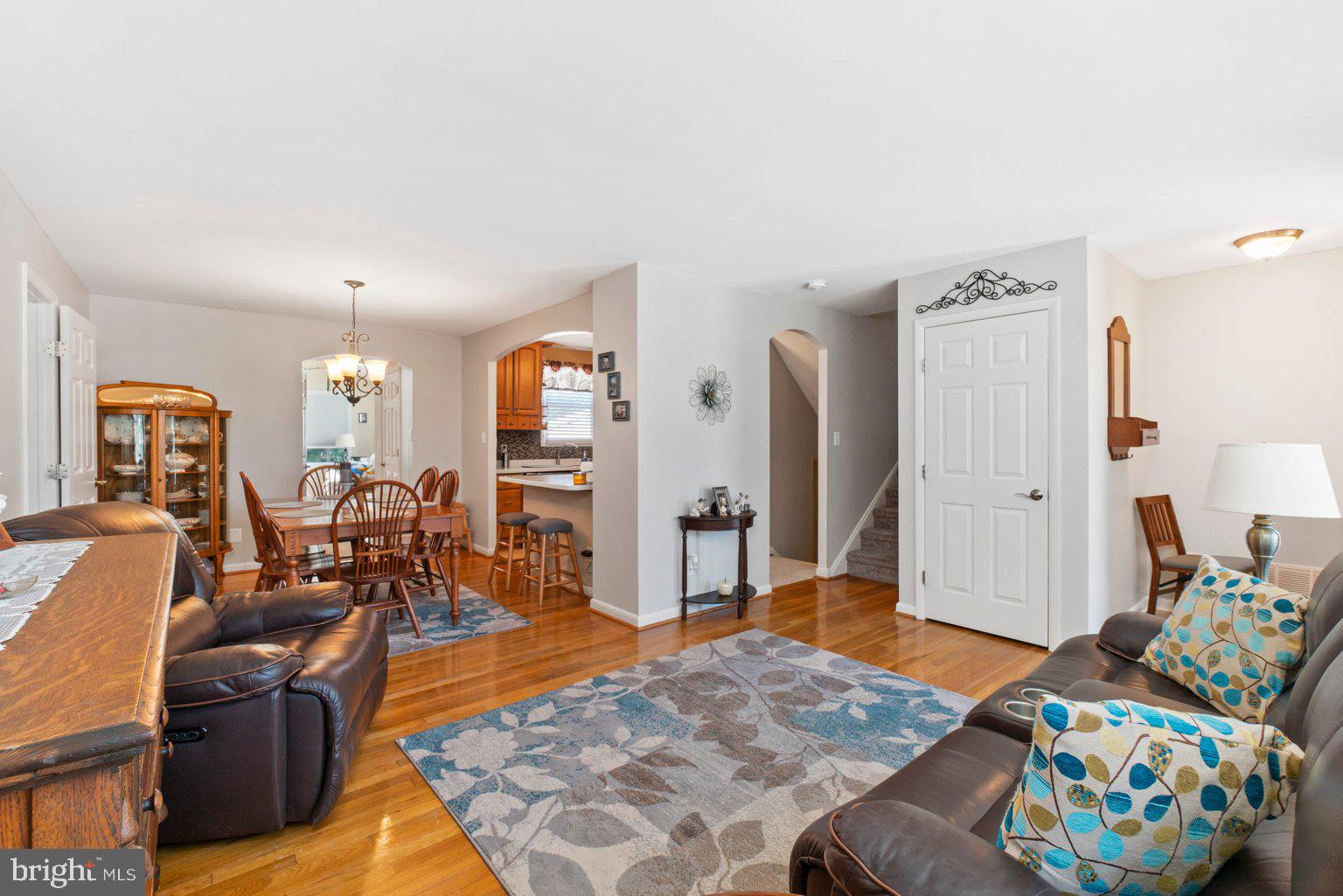 202 Stonewall Road Catonsville, MD 21228 - Photo 25 of 65 View of LR<DR<KIT<FAM RM in main house