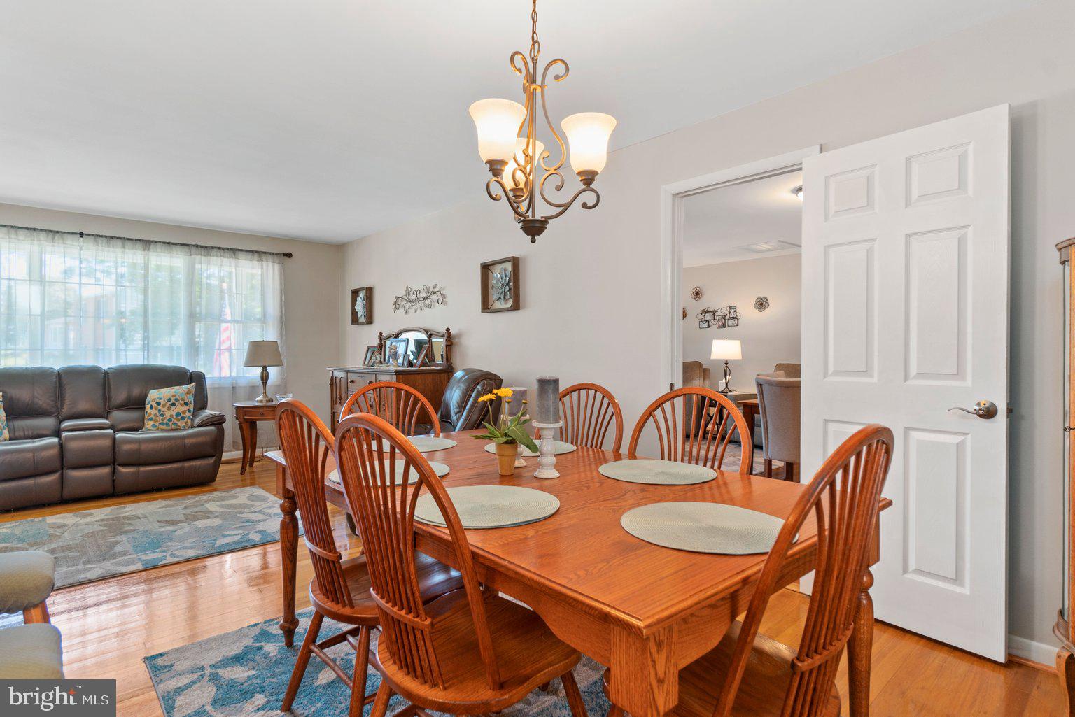 202 Stonewall Road Catonsville, MD 21228 - Photo 29 of 65 Dining Room area ( main hse) door to in-law
