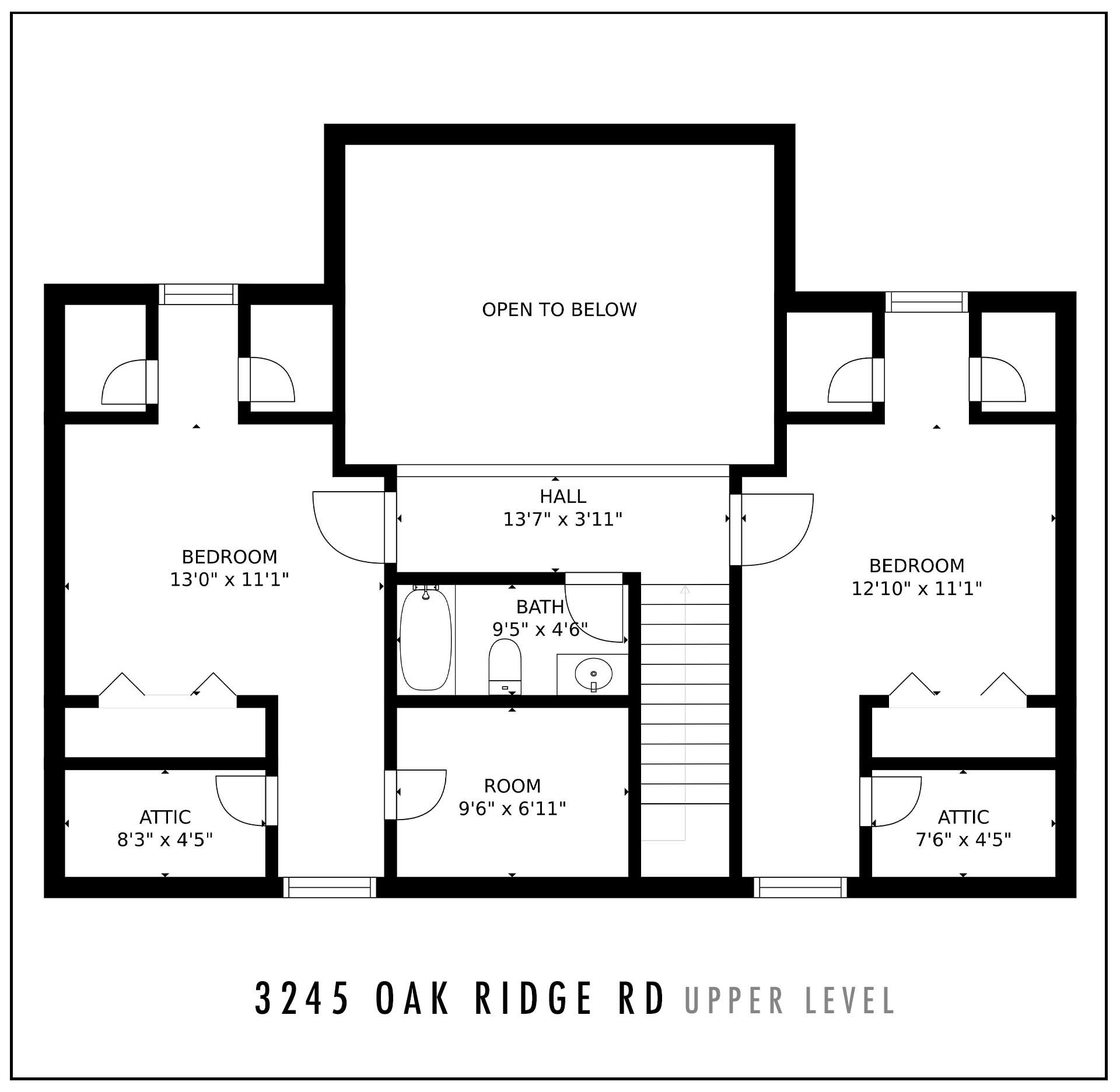 3245 Oak Ridge Road Fincastle, VA 24090 - Photo 61 of 61 Floorplan-upper