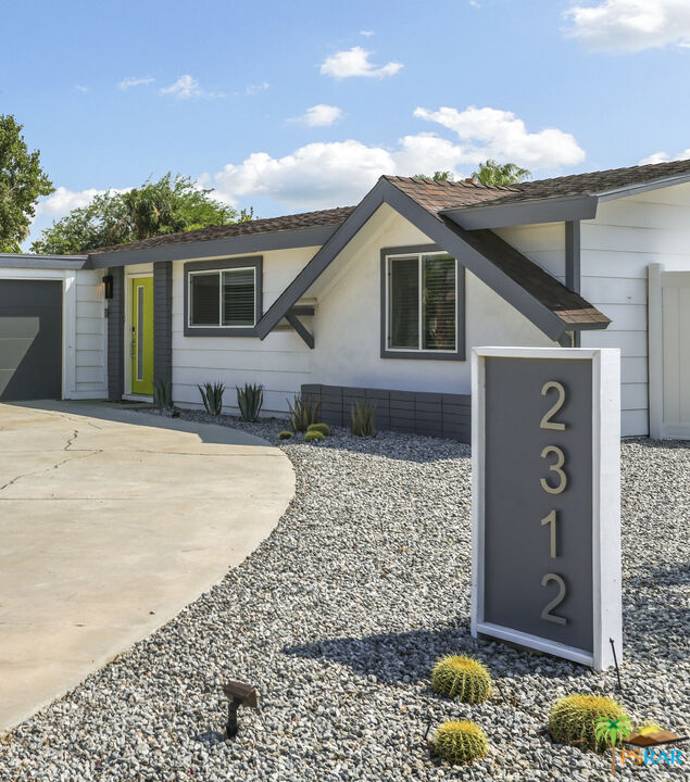 2312 North Blando Road Palm Springs, CA 92262 - Photo 2 of 27 a house view with a outdoor space