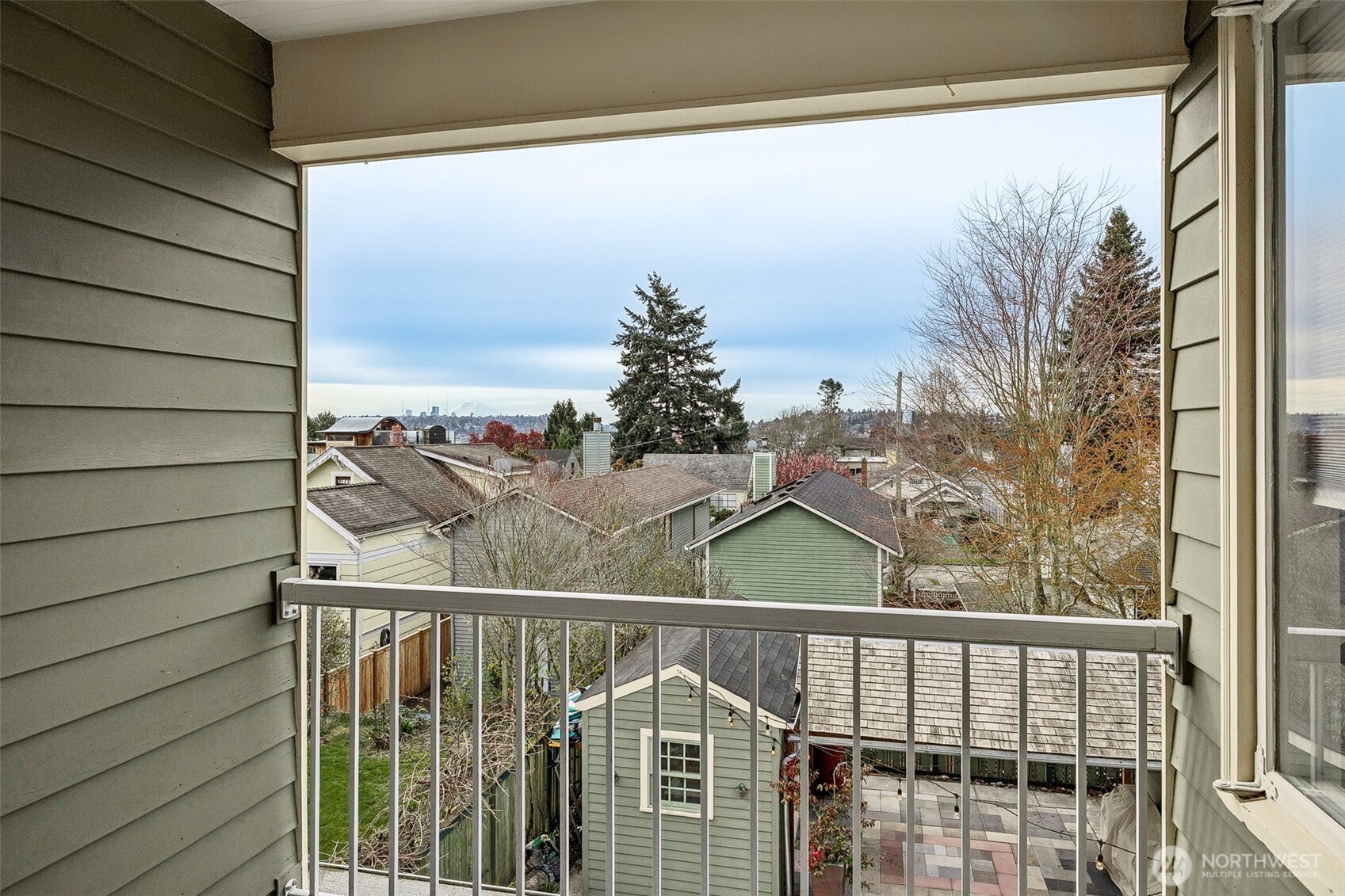 2819 Northwest 68th Street Seattle, WA 98117 - Photo 17 of 39 a view of a balcony with an ocean view