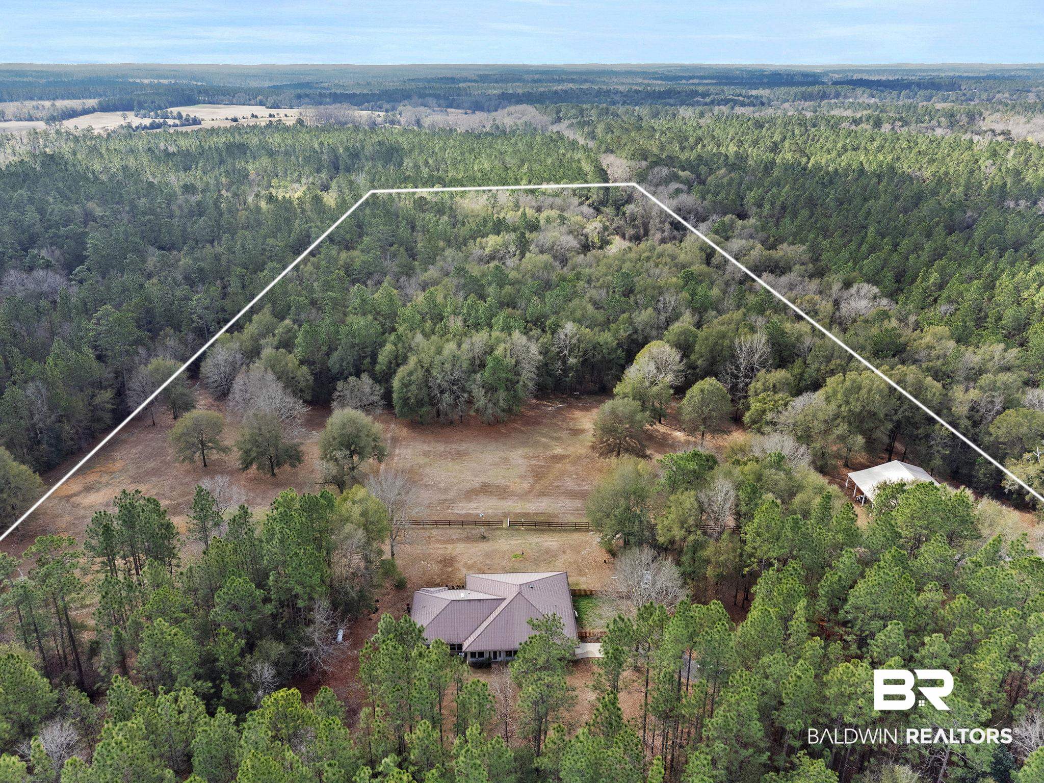 24250 Hack Road Bay Minette, AL 36507 - Photo 57 of 88 Aerial of property