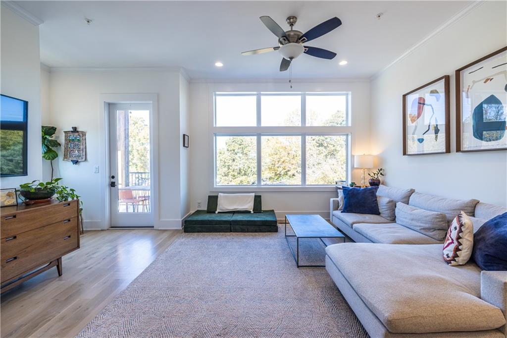 812 West College Avenue Decatur, GA 30030 - Photo 17 of 32 a living room with furniture and windows