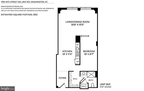 $475,000 | 1133 14th Street Northwest, Unit 601, Washington, DC 20005