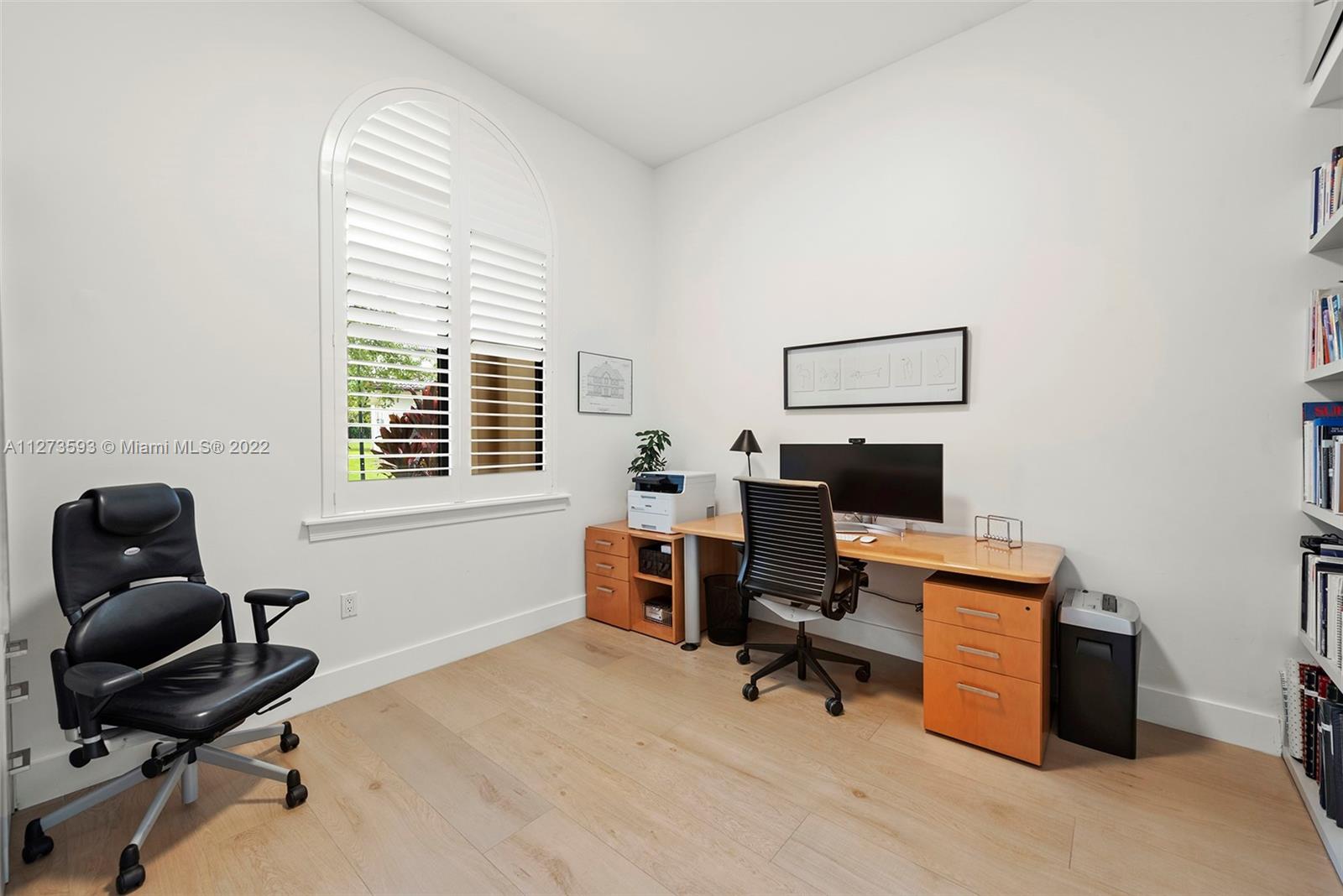 11411 Smathers Circle Pinecrest, FL 33156 - Photo 11 of 44 a view of a workspace with furniture and a window