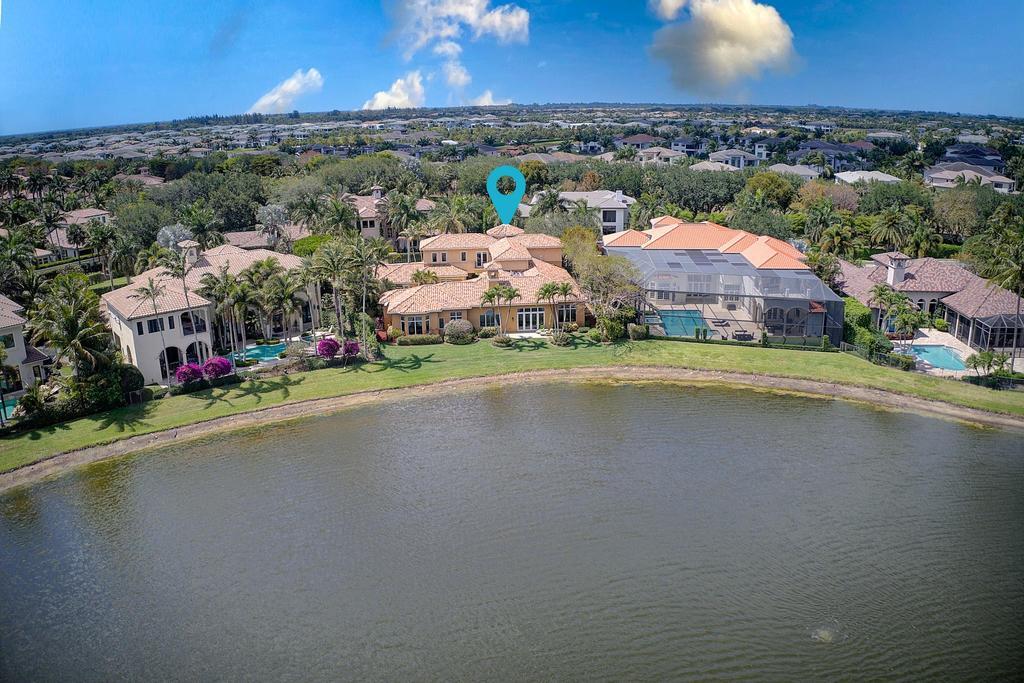 17542 Grand Este Way Boca Raton, FL 33496 - Photo 6 of 45 an aerial view of residential houses with outdoor space and lake view