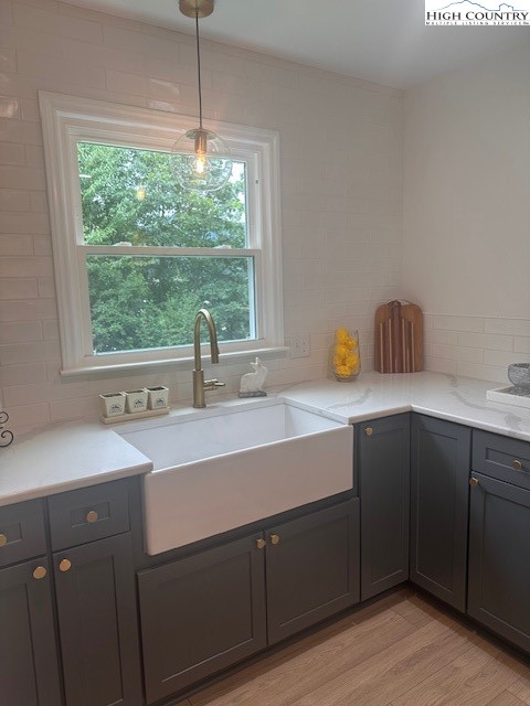 410 Cook Street Jefferson, NC 28640 - Photo 2 of 22 a kitchen with a sink and a window