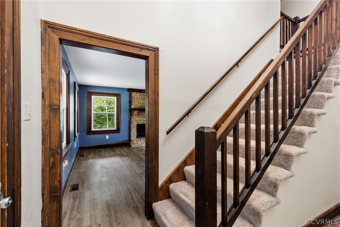 6621 Cox Road Wilsons, VA 23894 - Photo 8 of 44 a view of an entryway with wooden floor