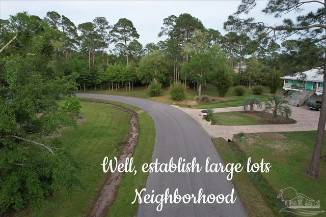 a view of a park with welcome board