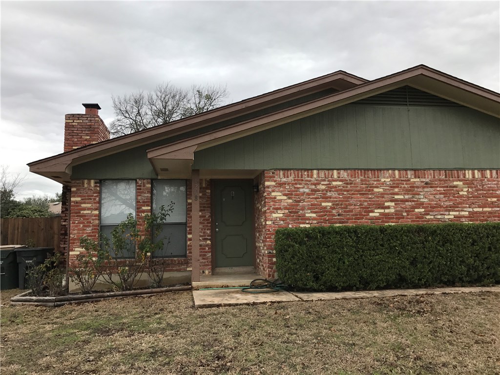 1208 B Leander Road Georgetown, TX 78628 - Photo 1 of 1 a view of a house with a small porch