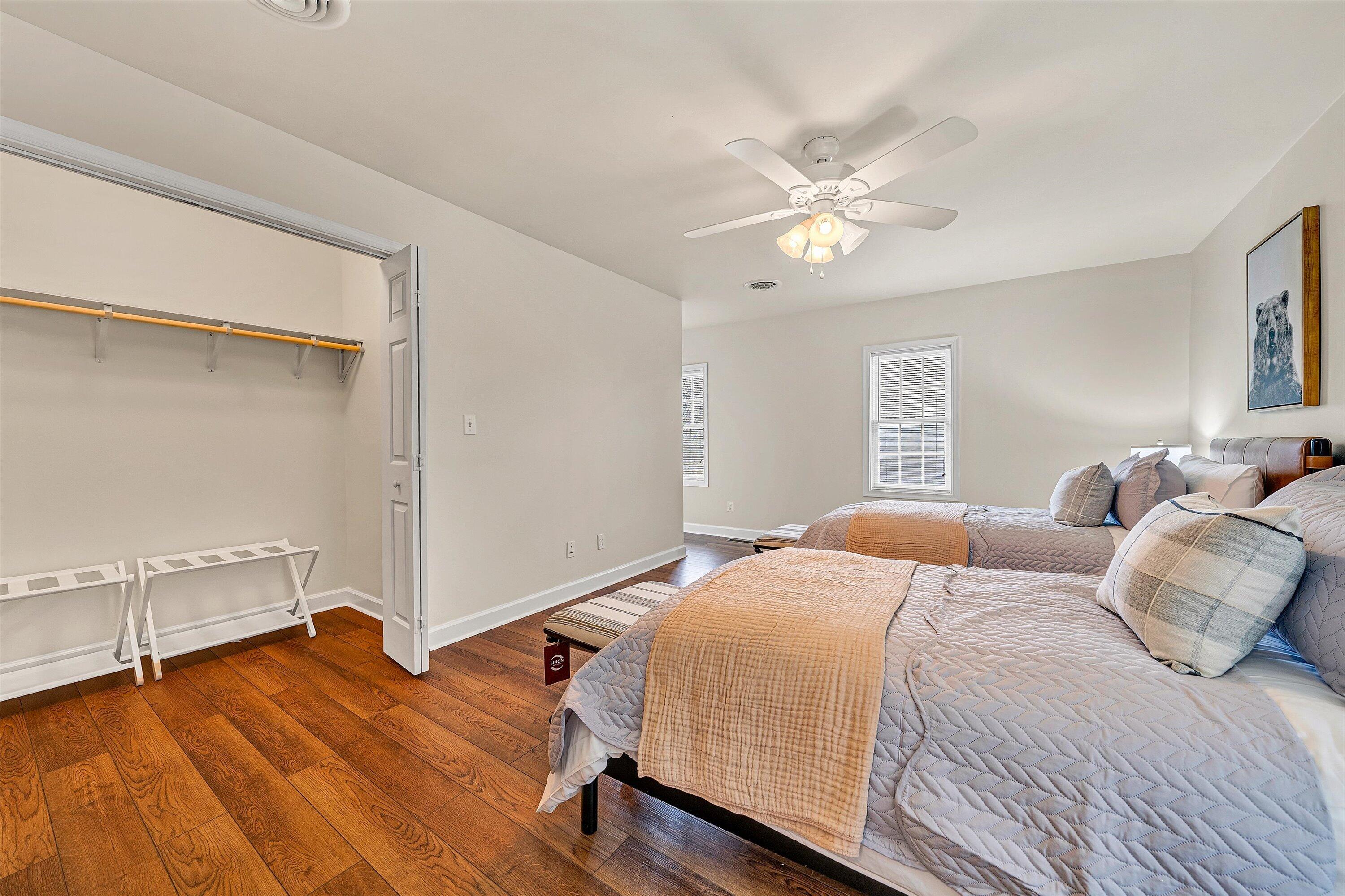116 Dustys Road Covington, VA 24426 - Photo 66 of 96 a bedroom with a bed and a ceiling fan