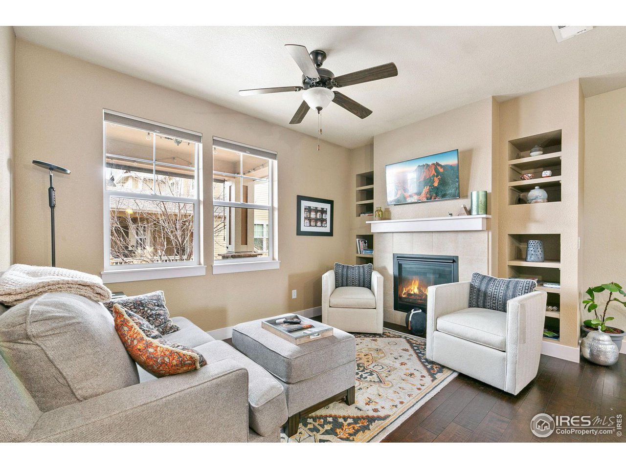 2147 Scarecrow Road Fort Collins, CO 80525 - Photo 3 of 22 Living Room with fireplace