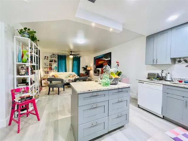 a outdoor space with furniture