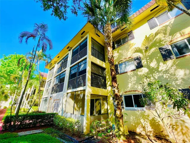 a view of a backyard with plants