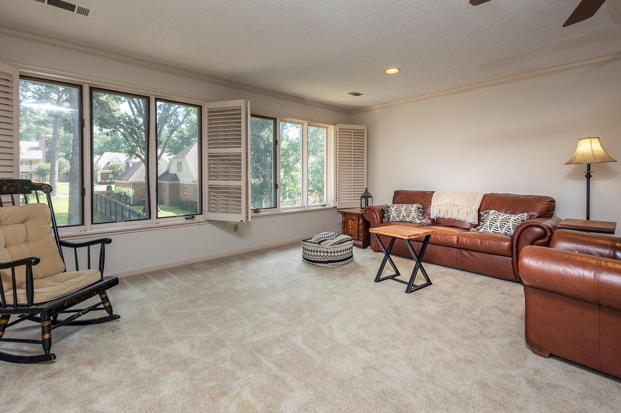 9637 Spring Meade Lane Germantown, TN 38139 - Photo 18 of 25 a living room with furniture and a large window